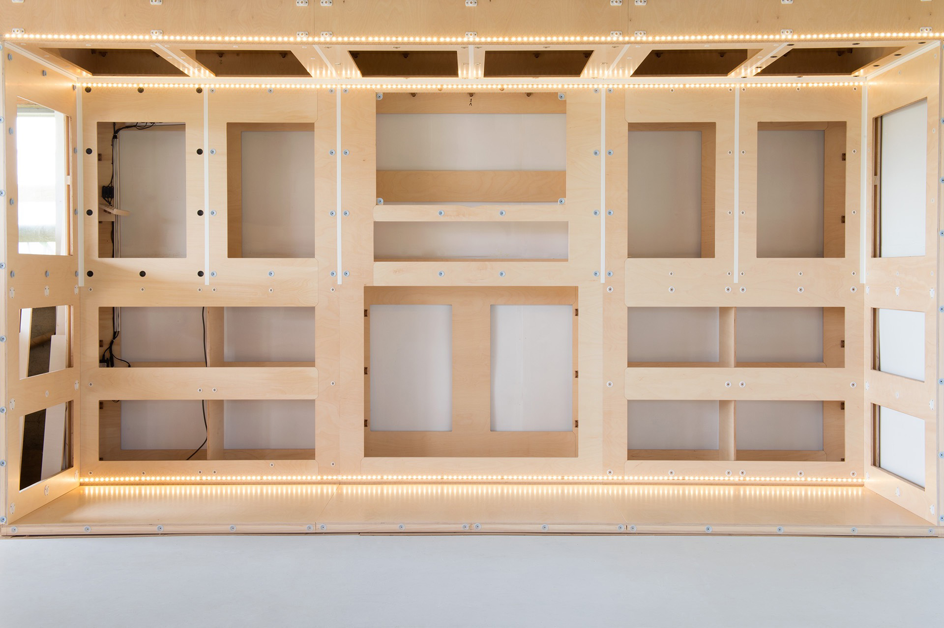 stand démontable bois